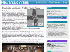 New Music Wales Screenshot